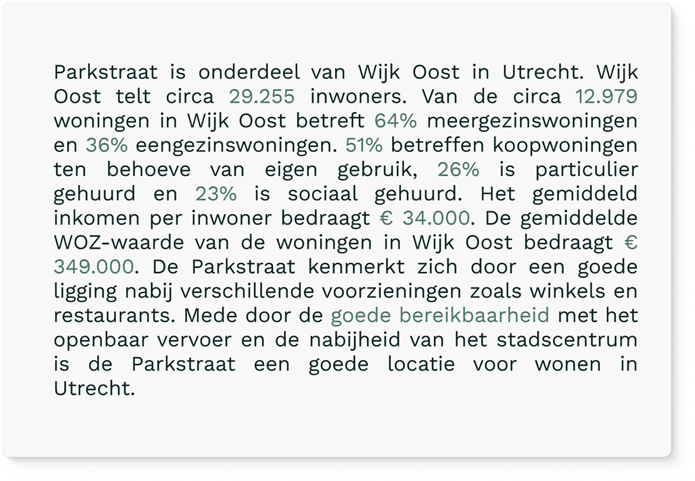 Afbeelding met tekst voor taxatierapport Utrecht